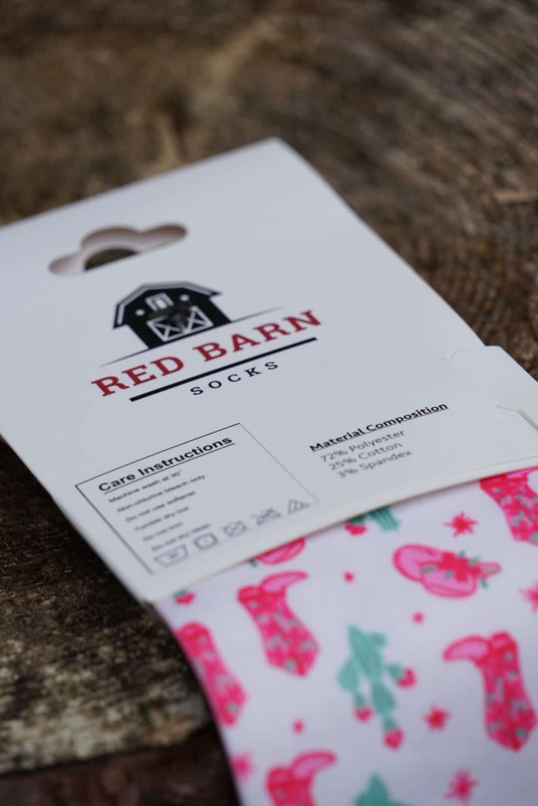 Red Barn - Calze per stivali calze da equitazione Cactus Crush