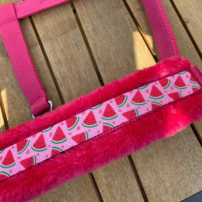 Happy Halsters - Fuchsia Wassermelonenhalfter (bunt)