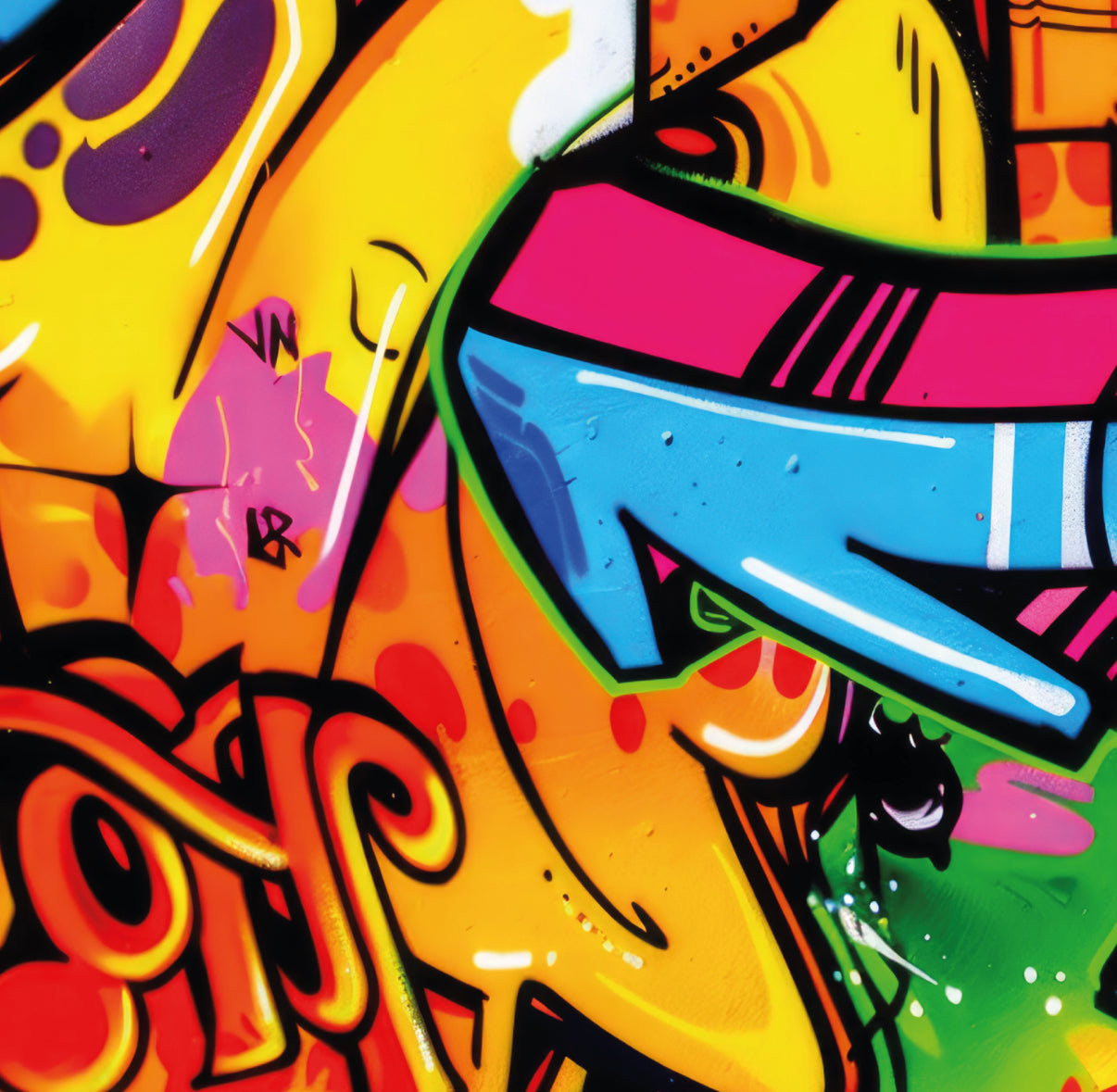 Jumpbanners - Hinderniszeil Standard Graffiti