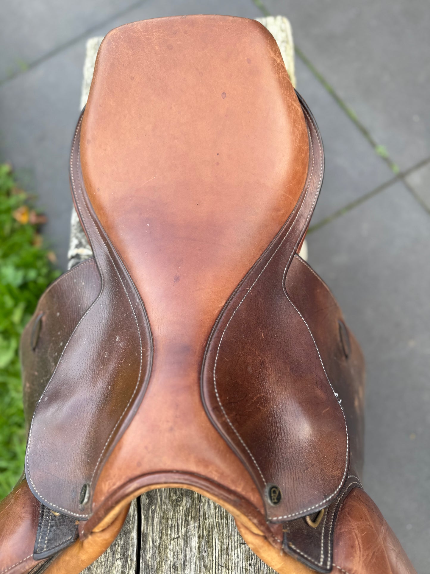 S0012 - Ruiz Diaz springzadel lichtbruin M/MW 17”