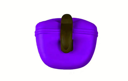 FMH - Silikon Trainings-Snacktüte mit Clip oder Bauchband für kleine Leckerlis