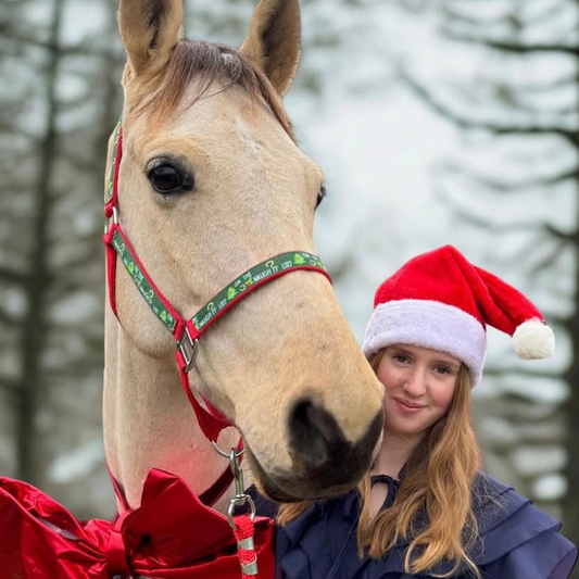 Happy Halster x FMH - Naughty Horse Exclusive Kerst halster div. kleuren