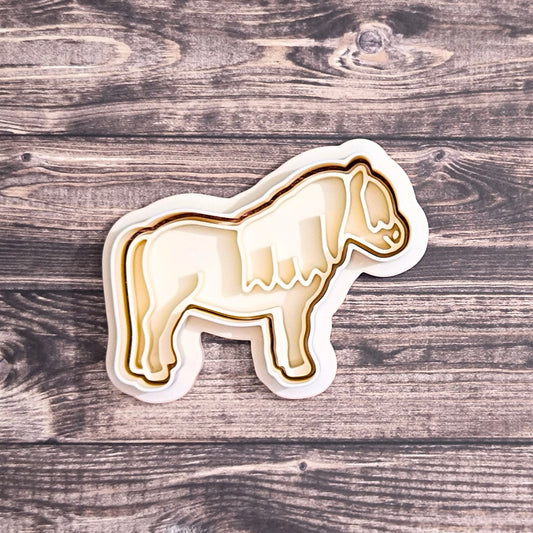 TwoBearsCC - Cookie cutter Shetland pony