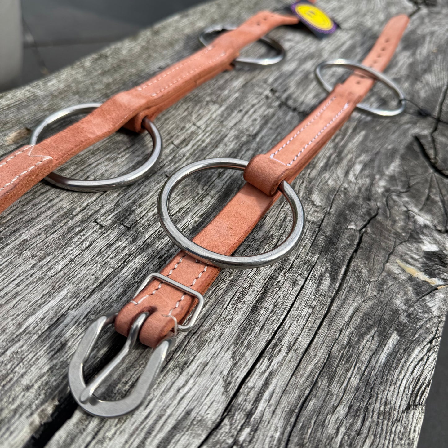 FMH - Lederen bit Tabal met kinriem