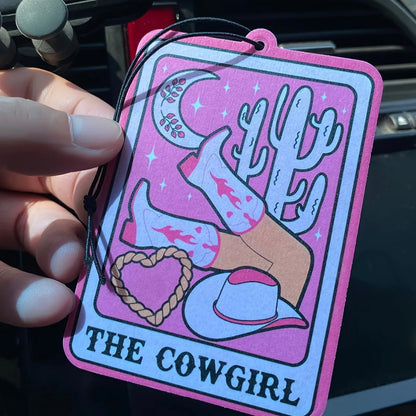 FMH - Profumatore per auto a sospensione in vari modelli Cowgirl
