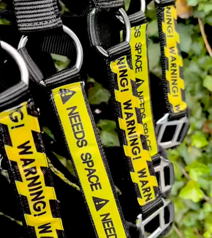 Happy Halsters - Black Warning halter