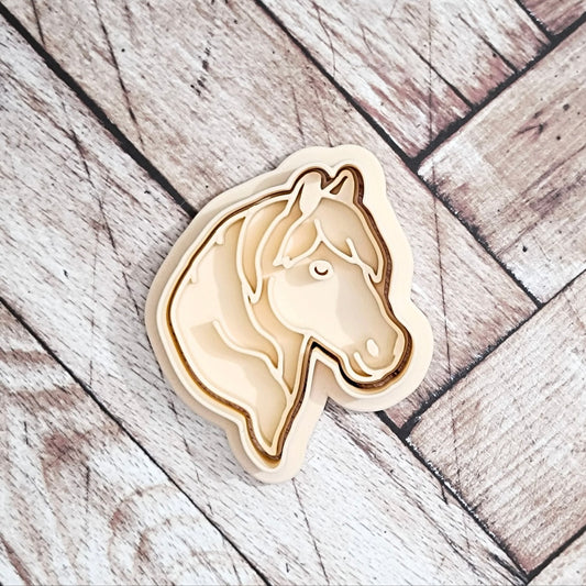 TwoBearsCC - Cookie cutter Horse head