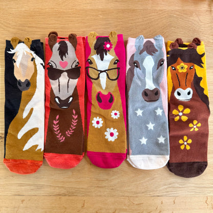 FMH - Socken mit Pferdekopf und Öhrchen
