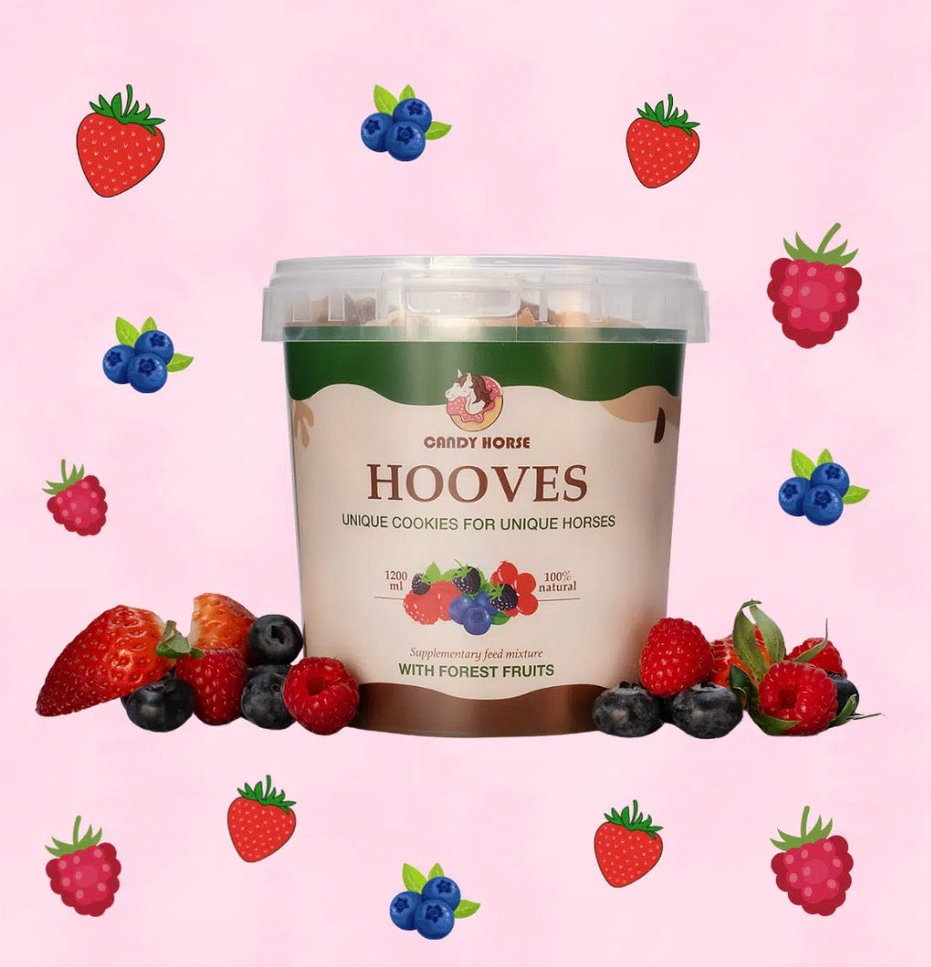 Candy Horse - Horse Cookies Hooves in bucket 1.2L