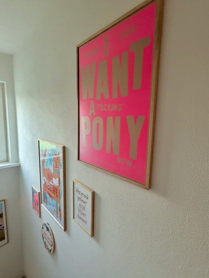 Studio Boot - Poster „Daddy, I want a pony“
