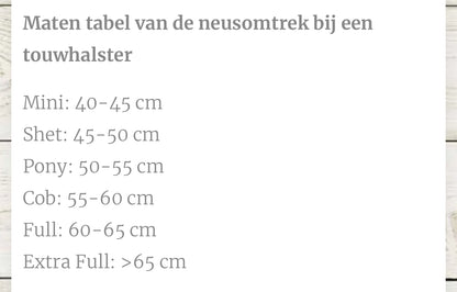 Touwhalsterverkoop - Basic touwhalster ‘Pastel Rainbow’ regenboog