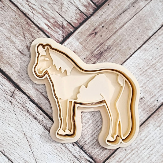 TwoBearsCC - Cookie cutter Pinto Paint horse