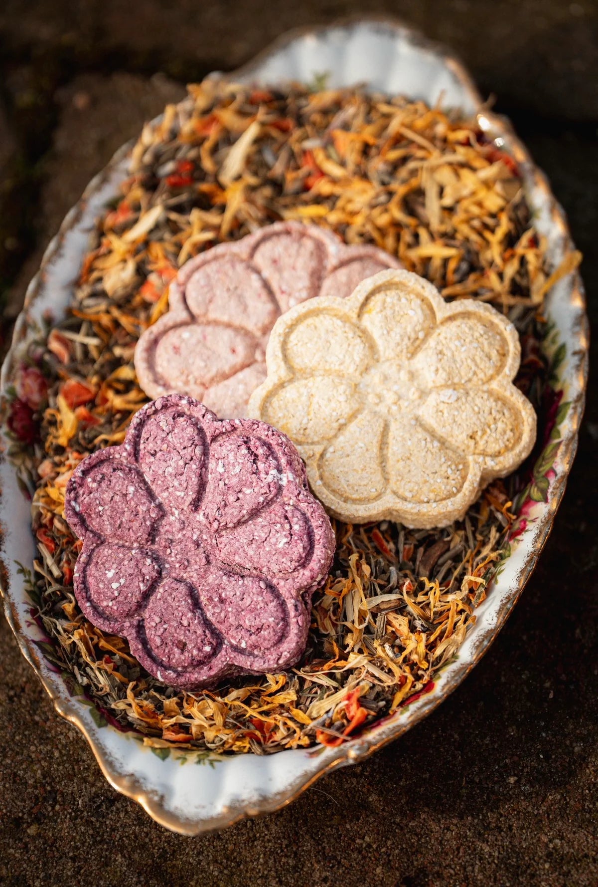 Horse Tea Company - Biscuits pour chevaux 3-pack Flowers