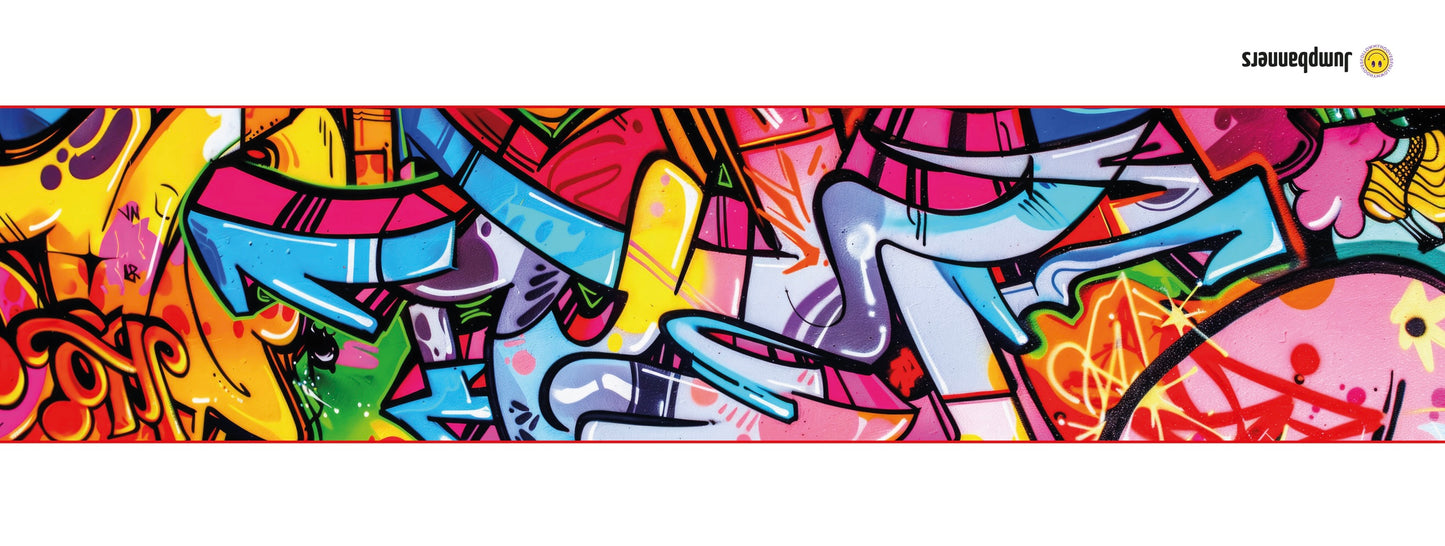 Jumpbanners - Hinderniszeil Standard Graffiti