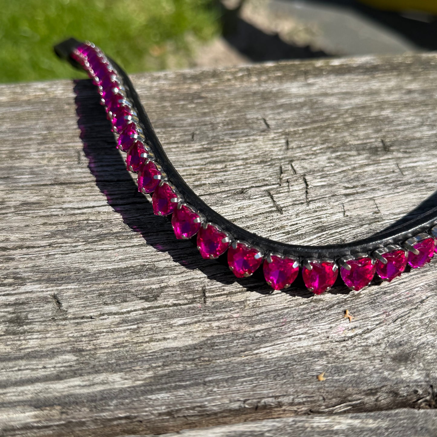 FMH - FLASH DEAL - Browband with Heart or Round stones