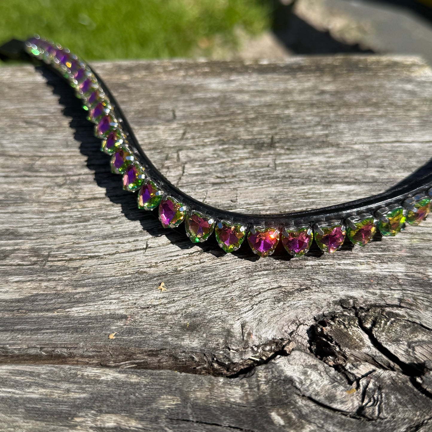 FMH - FLASH DEAL - Browband with Heart or Round stones