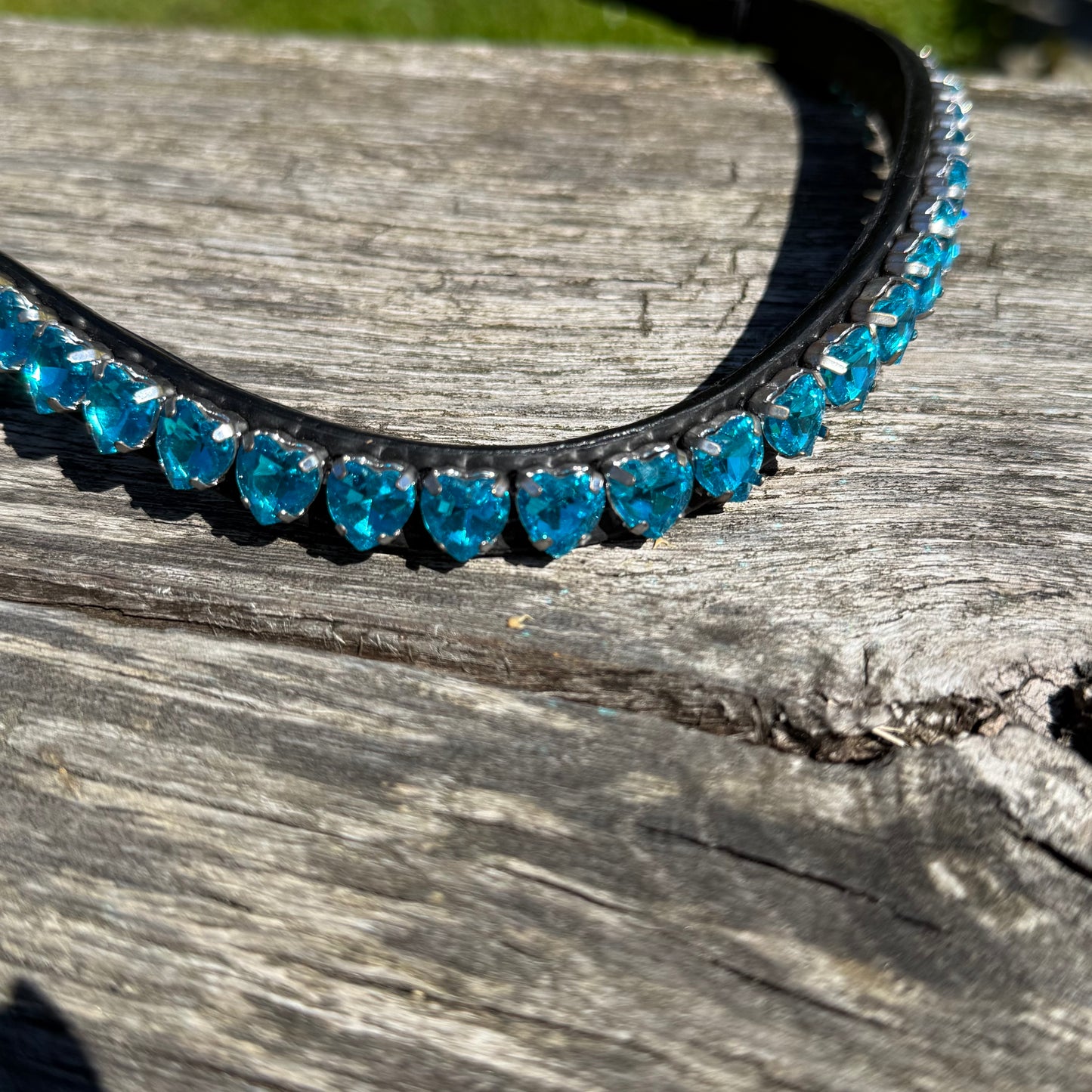 FMH - FLASH DEAL - Browband with Heart or Round stones