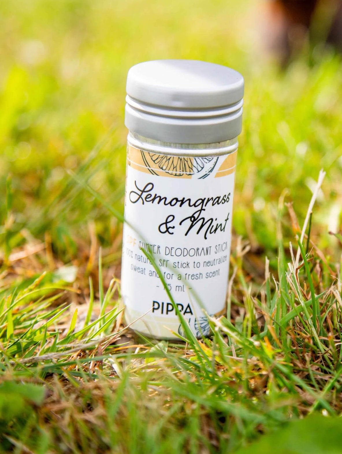 Pippa - Zitronengras &amp; Minze Sommer-Deostick (mit/ohne LSF)