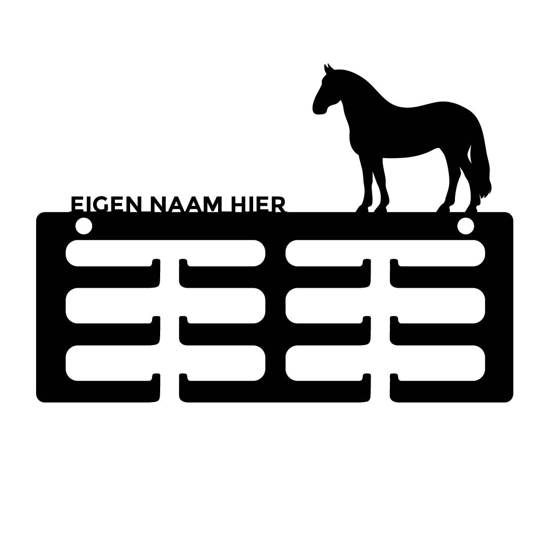 Wolfxjessy - Rosette holder Groningen horse with name