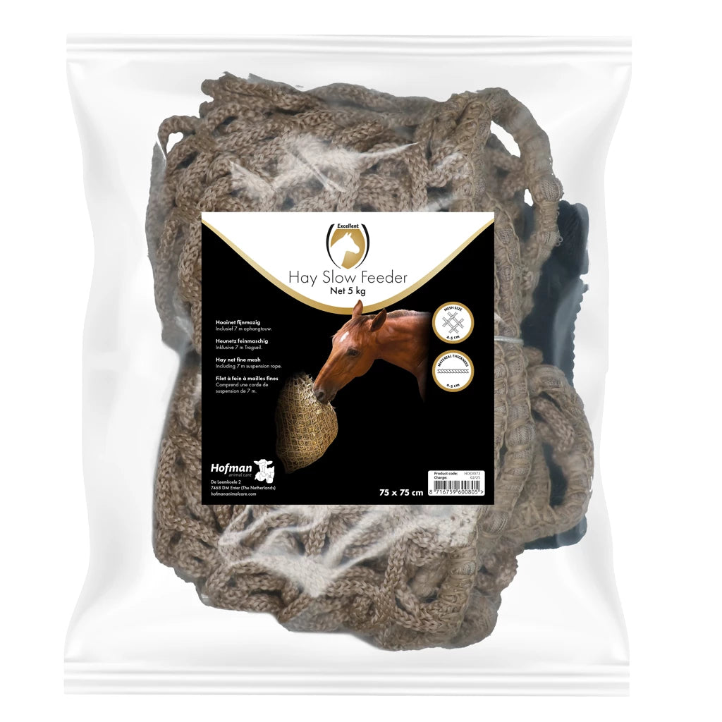 Excellent Horse - Hay Slow Feeder Net hooinet (div. maten)