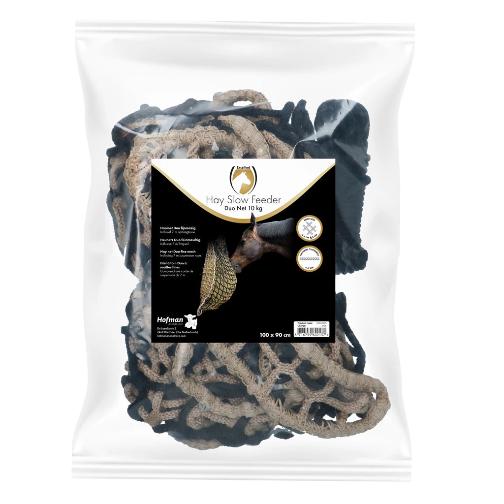 Excellent Horse - Hay Slow Feeder Net hooinet (div. maten)