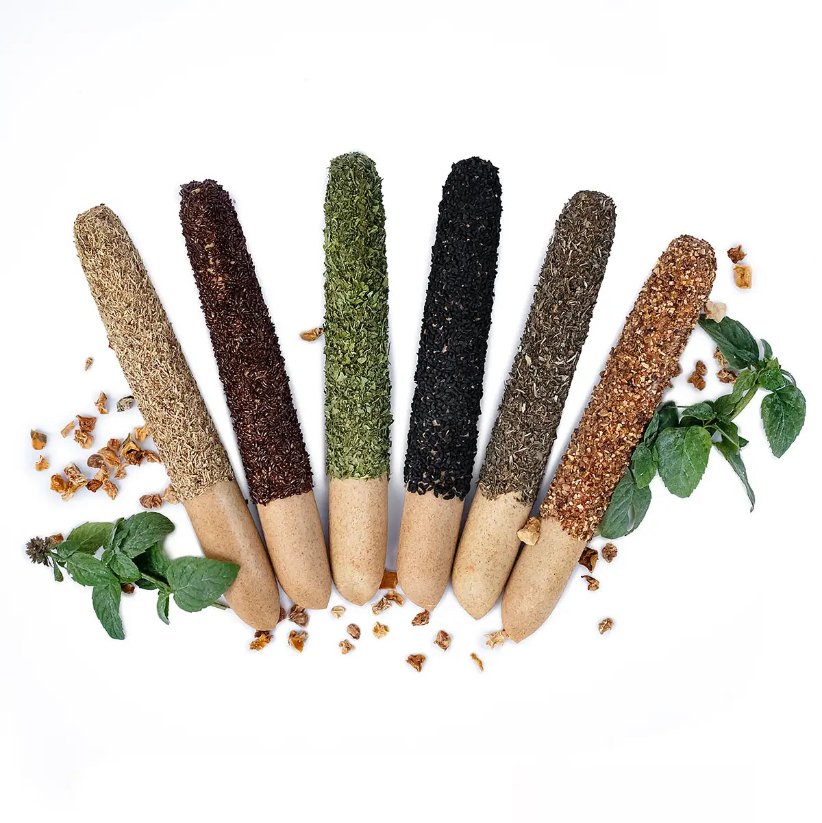 Candy Horse - Horse-shaped cookies with herbal sticks, 6 pieces