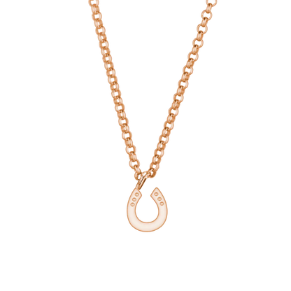 Spring Blossom - Kette Hufeisen Gold/Rosé/Silber