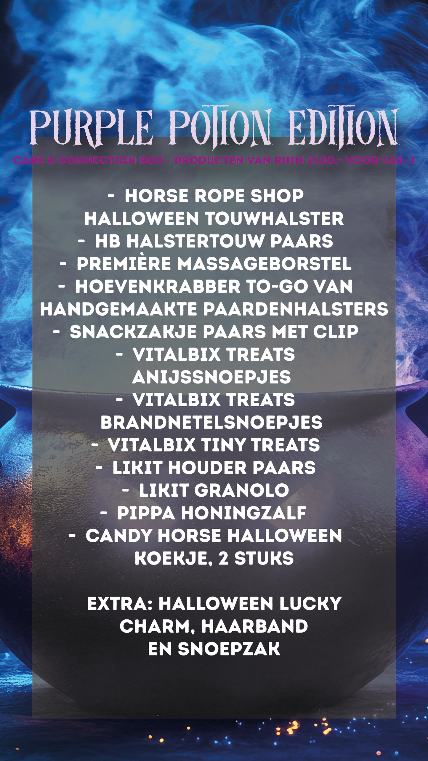 Halloween Mystery Box - Purple Potion - Care &amp; Connection Box