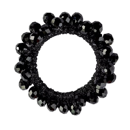 FMH - Crystal Beads Elastiek dressuurknot (div. kleuren)