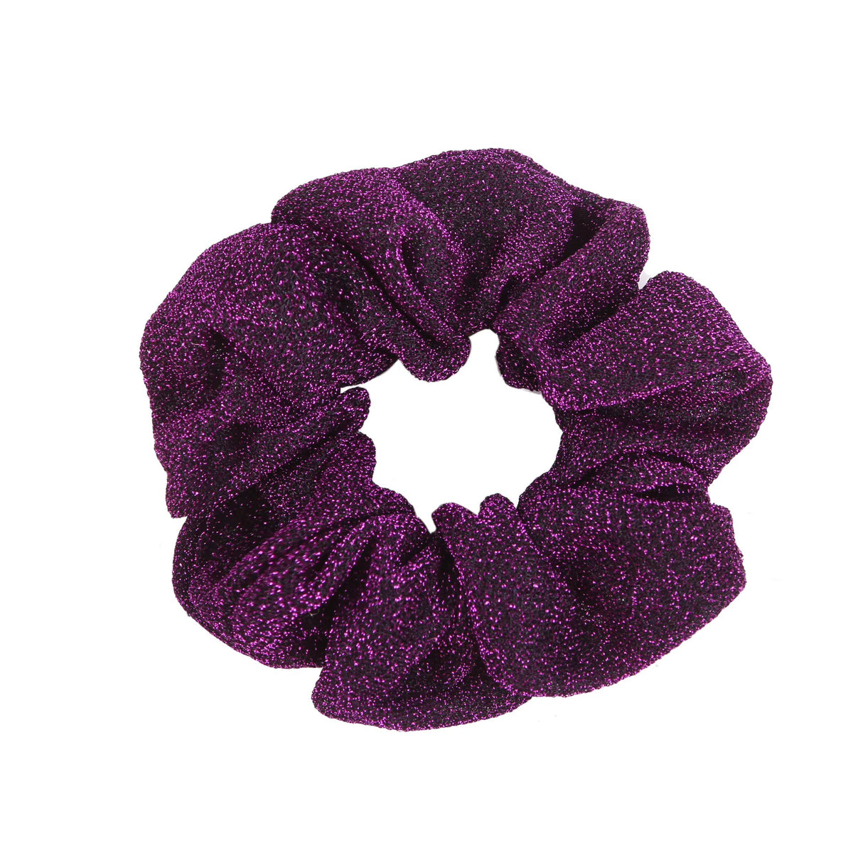 FMH - Scrunchie met subtiele glitter voor dressuurknot (div. kleuren)