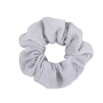 FMH - Scrunchie met subtiele glitter voor dressuurknot (div. kleuren)