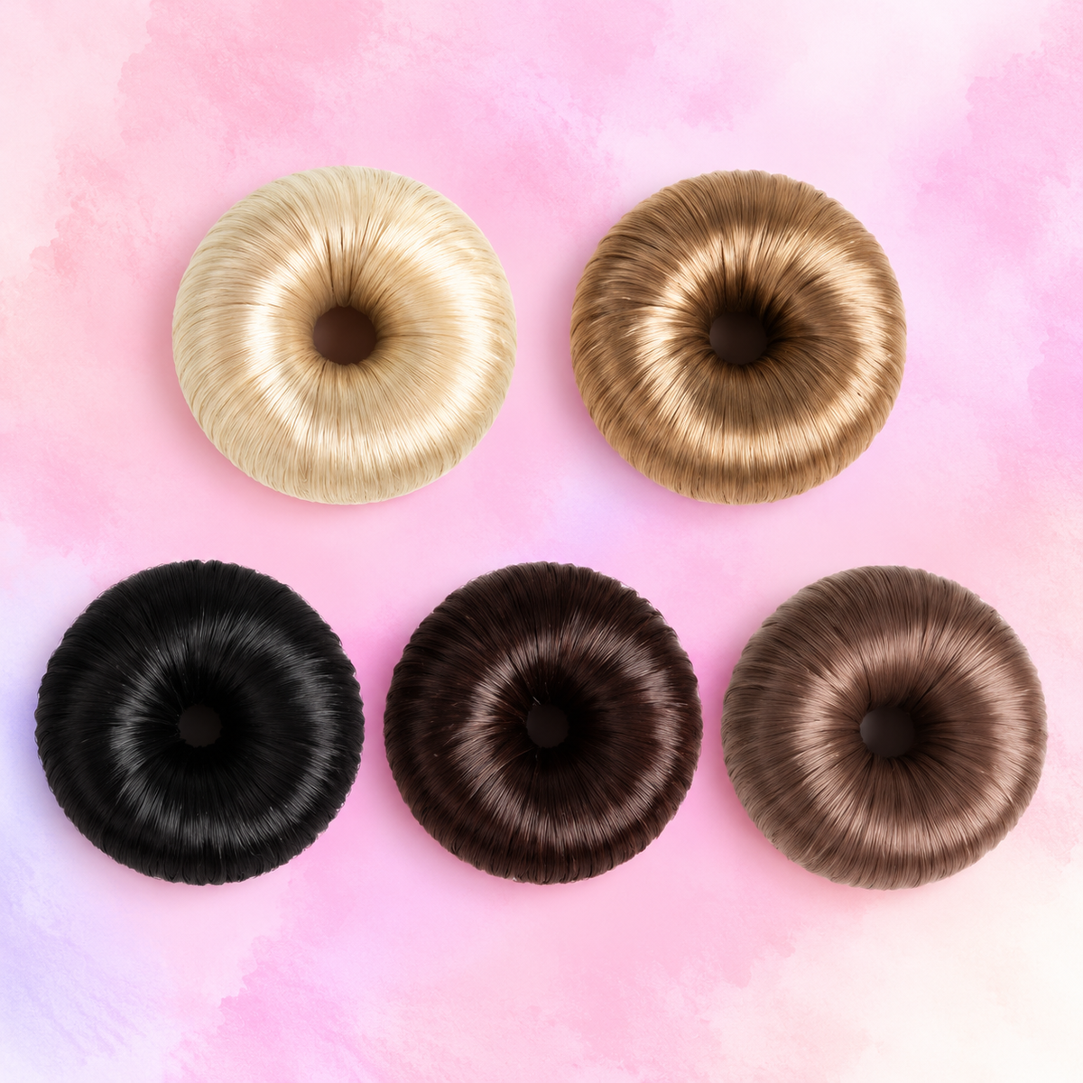 FMH - Haardonut met nephaar voor dressuurknot (div. kleuren en maten)