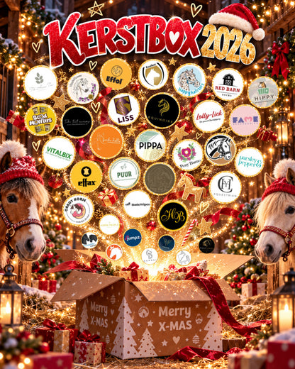 EXTRA 20 KERSTBOXEN! - DE FMH KERSTBOX 2026 - Mega Adventskalender voor paardenliefhebbers t.w.v. €500+ - PRE-ORDER! 🎄