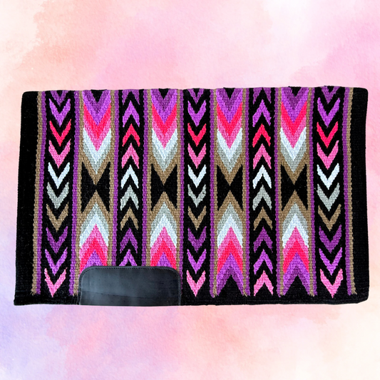 SB061 - Western oversized showblanket A - Paars, roze, taupe