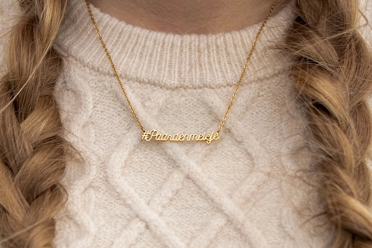 Ponytail &amp; Co X ESRA - Necklace #Horsegirl (various colors)