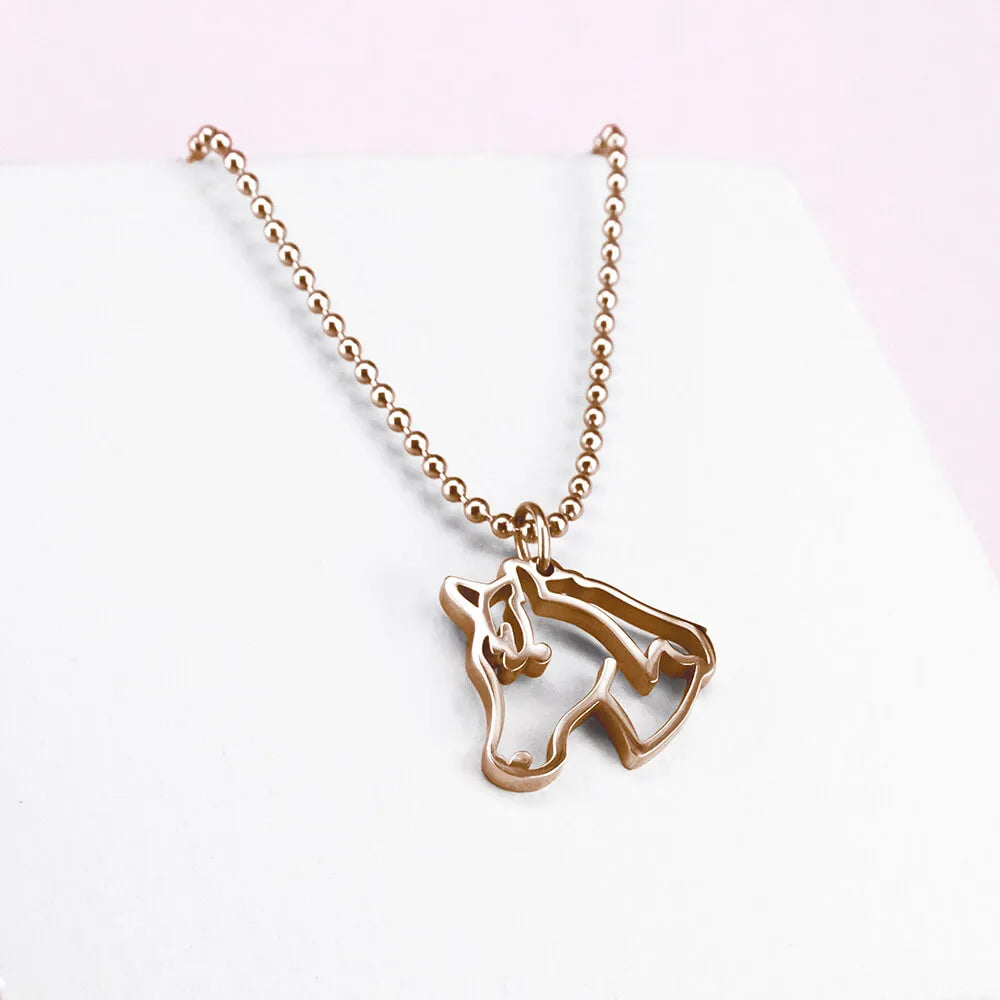 Ponytail &amp; Co - Horse Head Pendant (various colors)