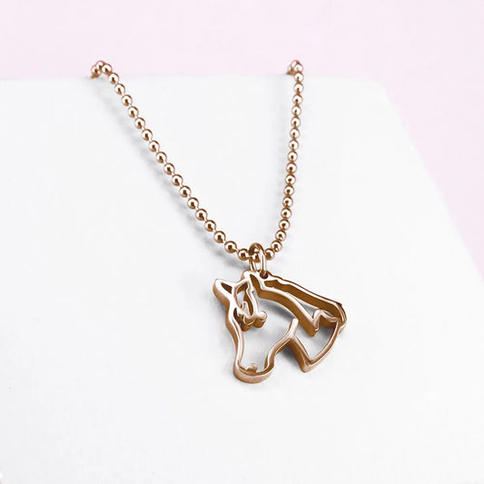 Ponytail &amp; Co - Horse Head Pendant (various colors)