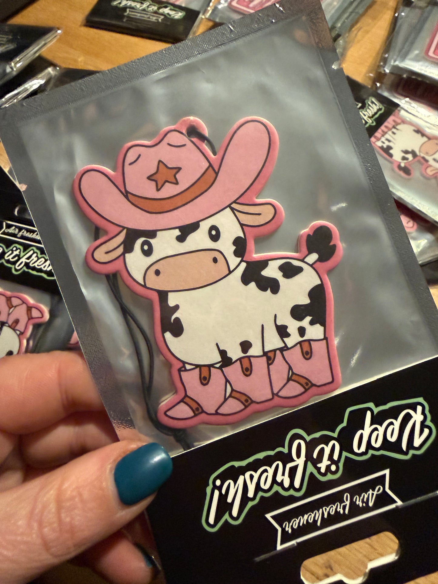 FMH - Autodufthänger Lufterfrischer verschiedene Ausführungen Cowgirl