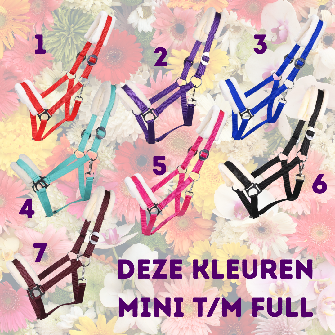 Design Your Own! - Handmade Horse Halters - Custom Design Flower Halter