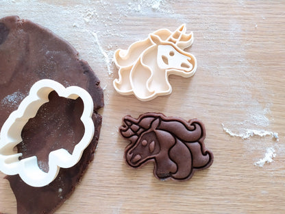 TwoBearsCC - Koekjes uitsteker paard Halloween unicorn skull
