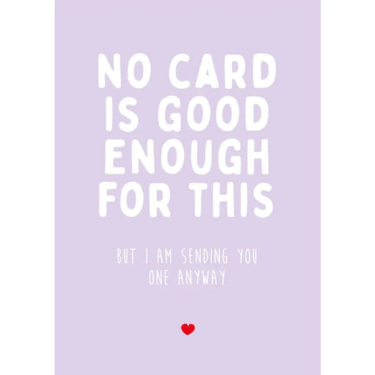 Studio Inktvis - Wenskaart No card is good enough