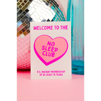 Studio Inktvis - Greeting card No sleep club