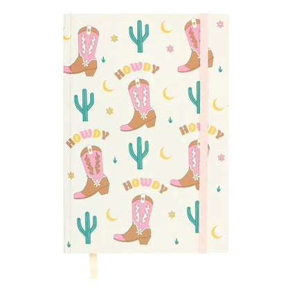 Something different - Cowboystiefel A5 Notizbuch mit Stickerbogen