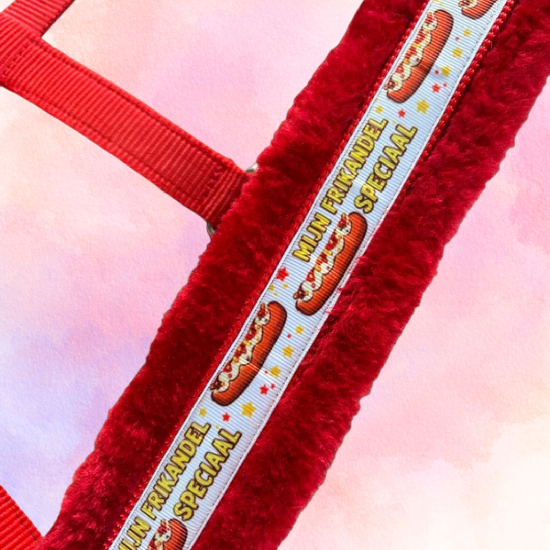 Happy Halsters - Black or Red Frikandel halter (fleece)