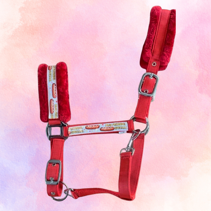 Happy Halsters - Black or Red Frikandel Halter (Fur)