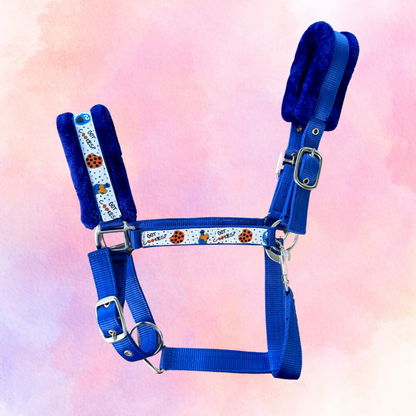 Happy Halsters - Blaues Keks-Halfter (bunt)