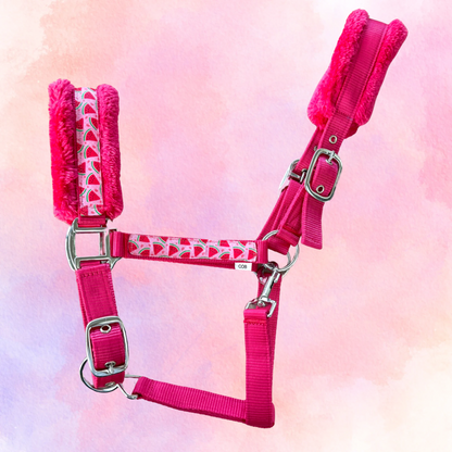 Happy Halsters - Fuchsia Wassermelonenhalfter (bunt)