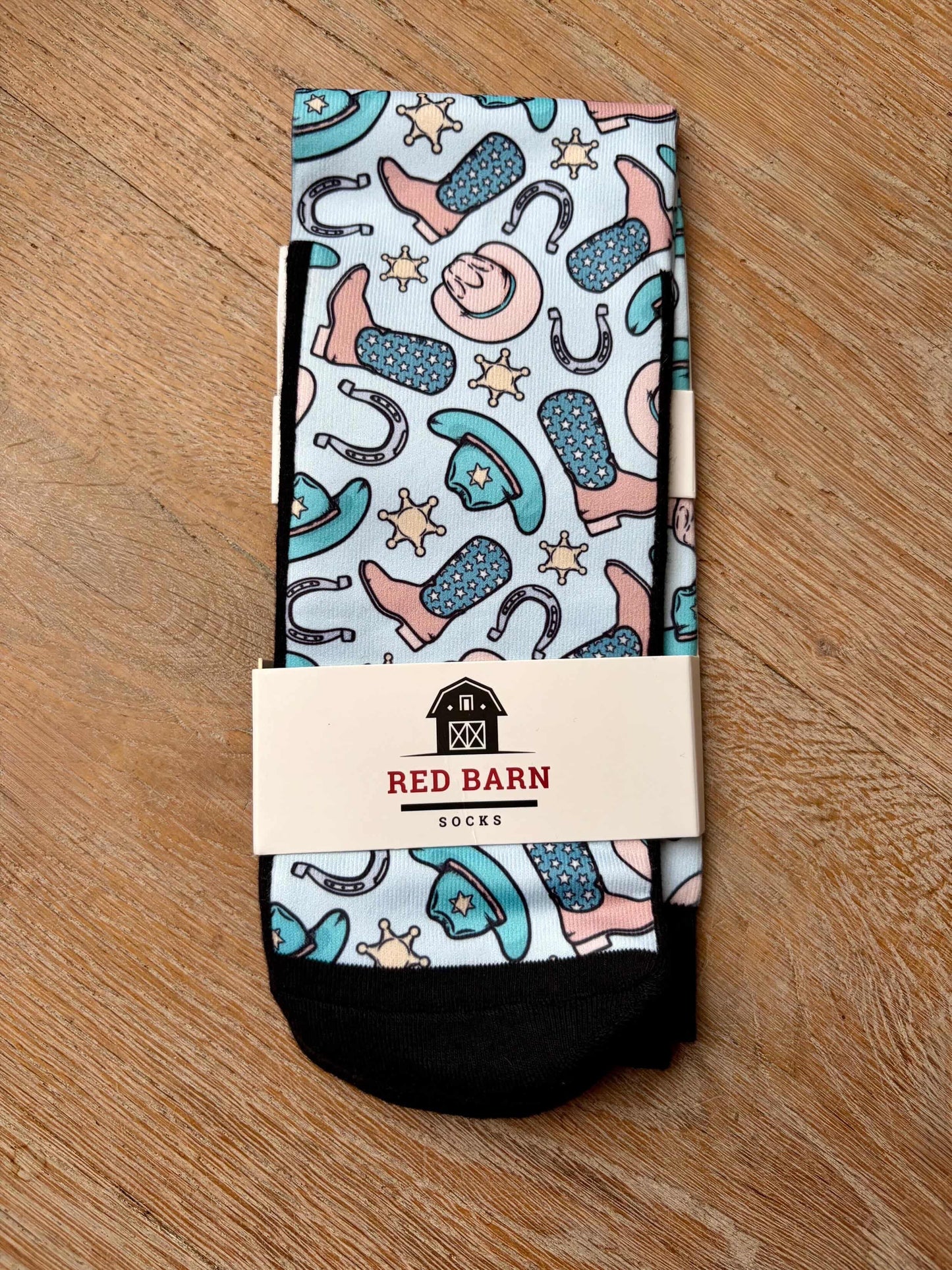 Red Barn - Calzini per stivali Cowpoke Charm calzini da equitazione PETITE!