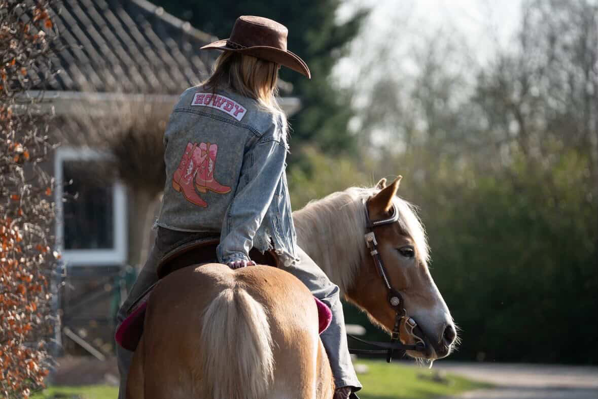 Wildflower Co - Toppe XL western rosa Cowgirl stivali / Howdy