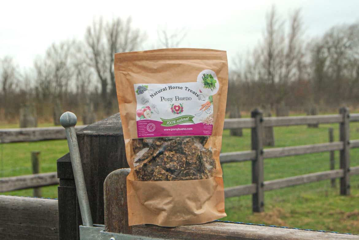 Konska Cukierenka - Biscotti naturali fruttati per cavalli sacchetto 1L